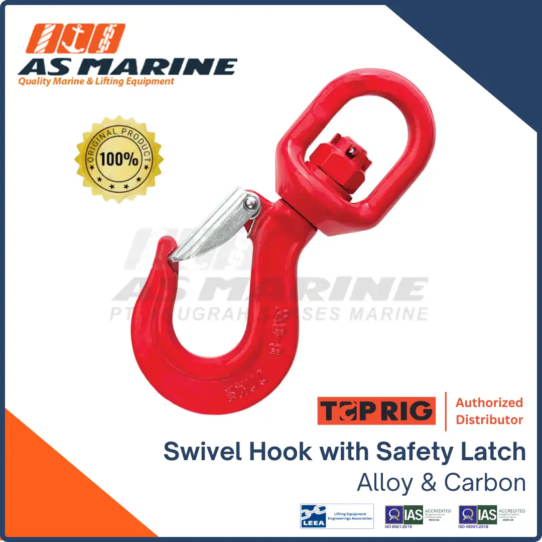 Swivel Hook with Safety Latch